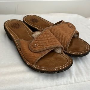 Warm comfortable UGG sandals